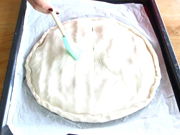 Galette des Rois kamboja (bebas gluten) - Persiapan langkah 5