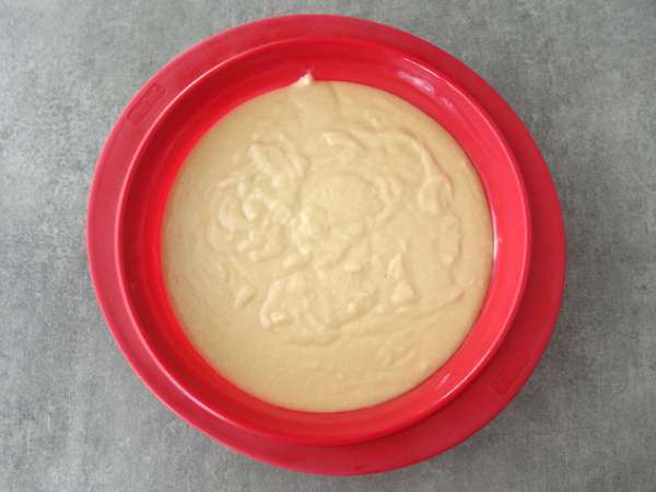 Kue yoghurt kedelai dengan saus apel (vegan dan bebas gluten) - Persiapan langkah 4