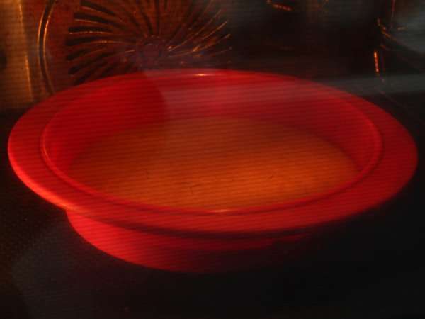 Kue yoghurt kedelai dengan saus apel (vegan dan bebas gluten) - Persiapan langkah 5