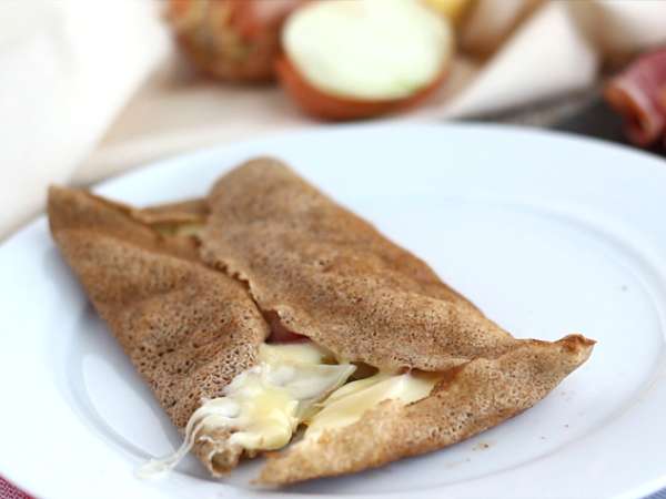 Galet soba dengan keju raclette - Persiapan langkah 4