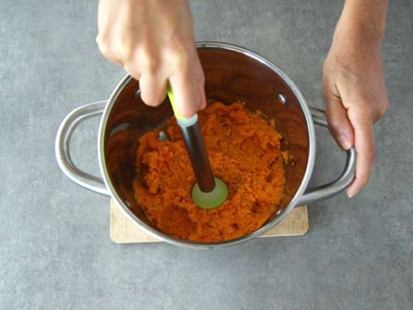 Gnocchi ubi jalar (gnocchi mudah) - Persiapan langkah 1