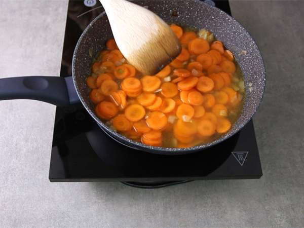 Galet miju-miju karang dan wortel - Persiapan langkah 1