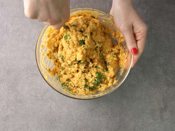 Galet miju-miju karang dan wortel - Persiapan langkah 4