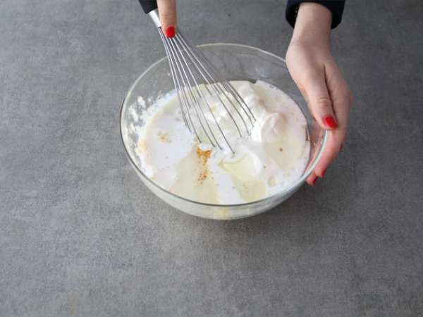 Pancake vegan dan bebas gluten - Persiapan langkah 2