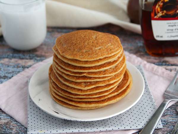 Pancake vegan dan bebas gluten - Persiapan langkah 5