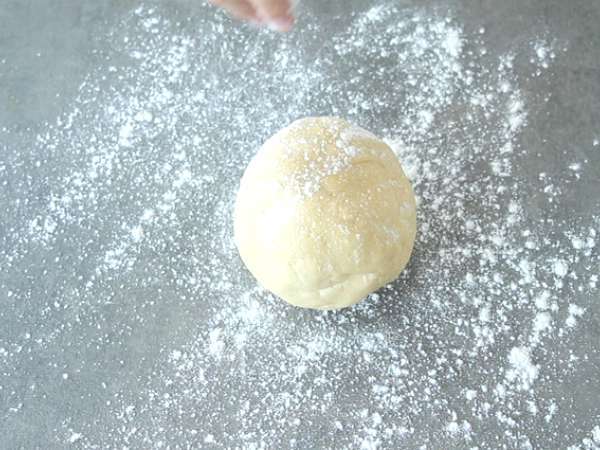 Alfajores - Roti pendek Argentina dengan selai susu dan kelapa - Persiapan langkah 4