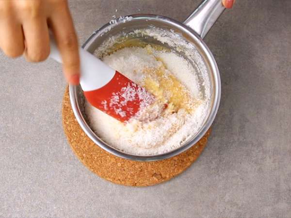 Brigadeiros Kelapa - Persiapan langkah 2