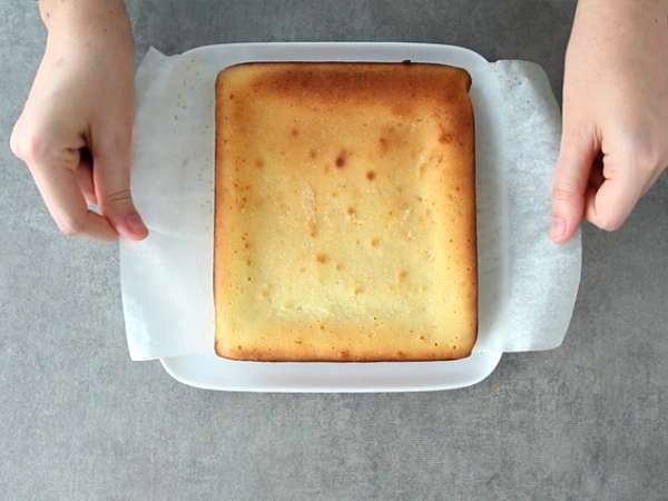 Brownies lemon - Persiapan langkah 3