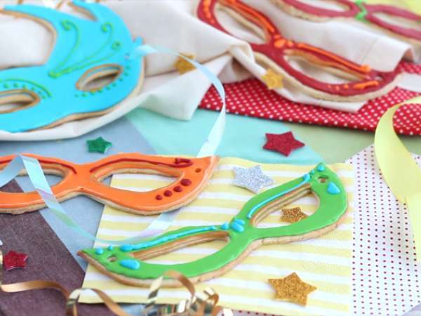 Topeng roti pendek karnaval - Persiapan langkah 7