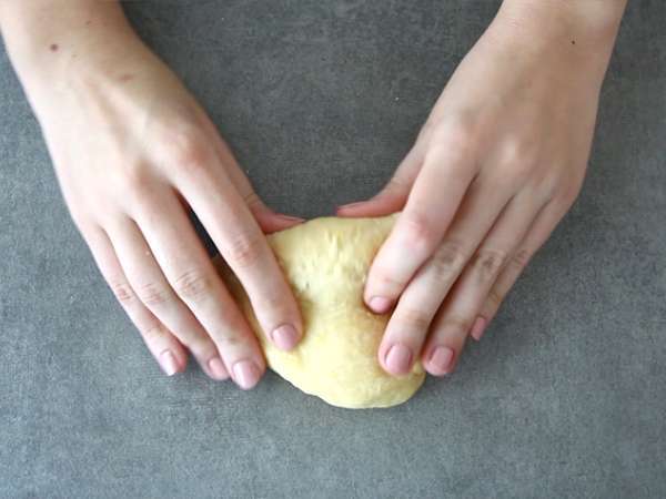 Chiacchiere di carnevale - bugnes panggang Italia - Persiapan langkah 3