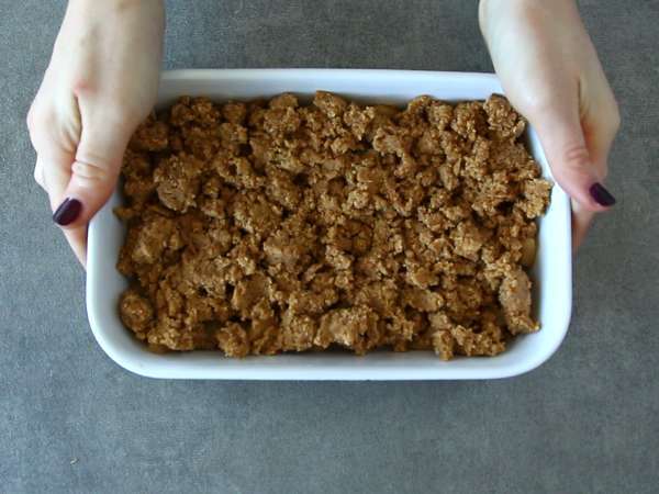 Remahan apel (vegan dan bebas gluten) - Persiapan langkah 3