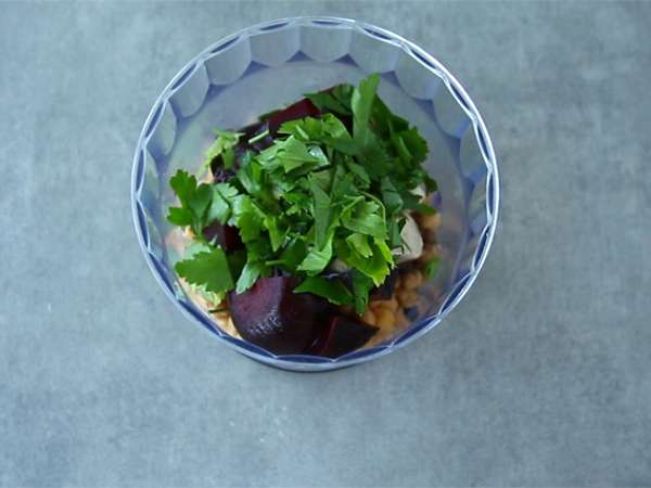 Hummus bit - Persiapan langkah 1