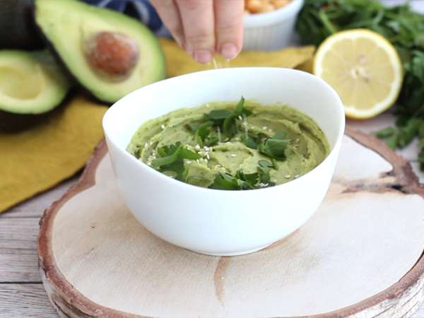Hummus alpukat - Persiapan langkah 3