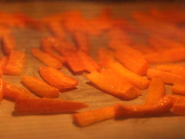 Hummus wortel - Persiapan langkah 1