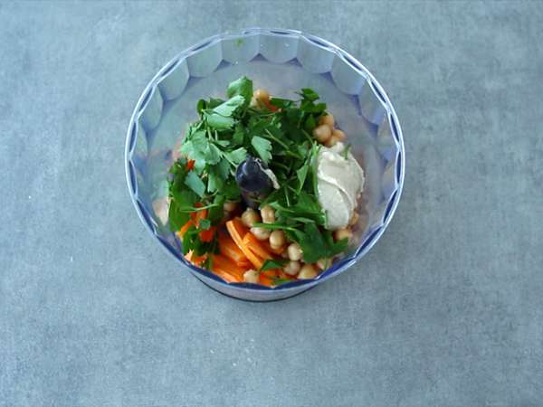 Hummus wortel - Persiapan langkah 2