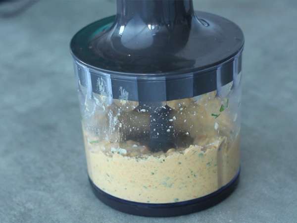 Hummus wortel - Persiapan langkah 3