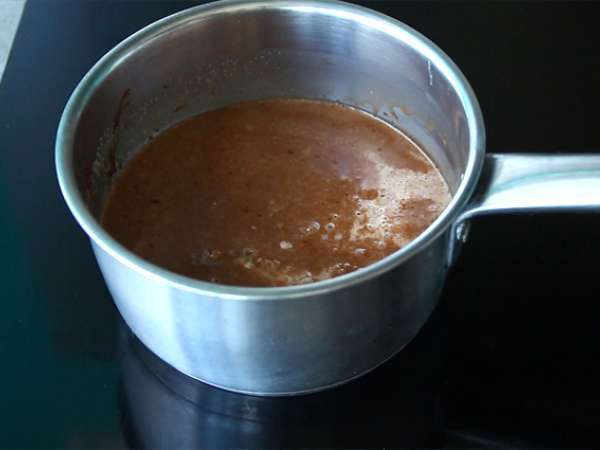 Kue cokelat ekstra fondant 3 - Persiapan langkah 4