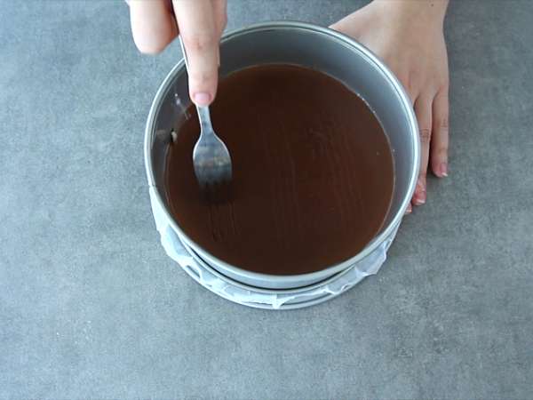 Kue cokelat ekstra fondant 3 - Persiapan langkah 7