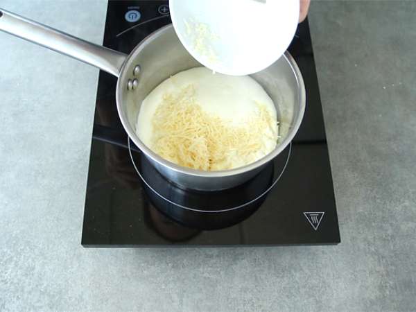 Saus keju untuk taco - Persiapan langkah 1