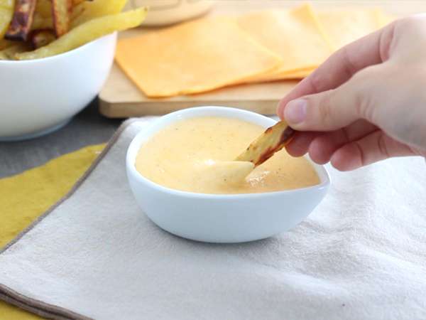 Saus keju untuk taco - Persiapan langkah 3