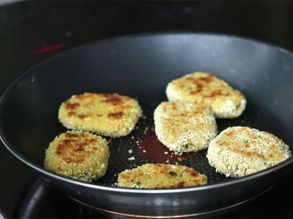 Nugget ayam dengan kacang polong wortel - Persiapan langkah 3