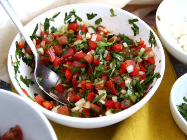 Taco vegetarian dengan lentil - Persiapan langkah 5