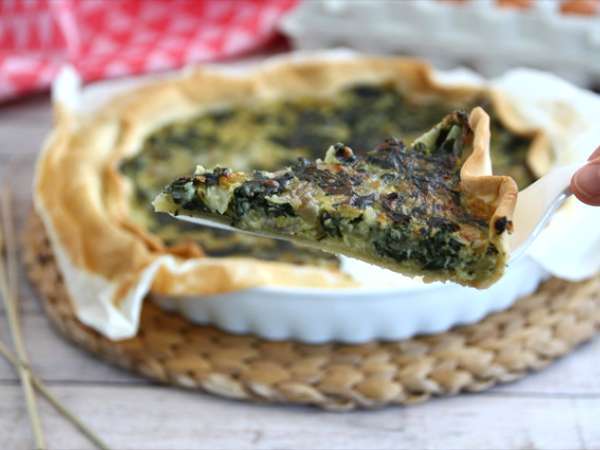 Swiss chard dan tart keju parut - Persiapan langkah 7