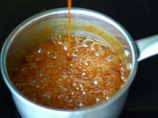 Kue tart kemiri karamel vanila - Persiapan langkah 5