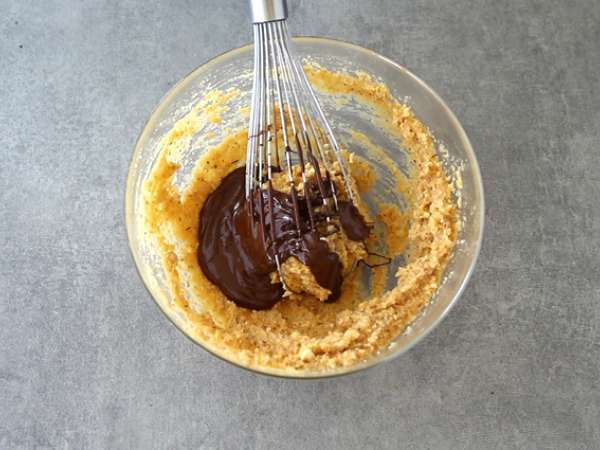 Tart pir dan cokelat - Persiapan langkah 2