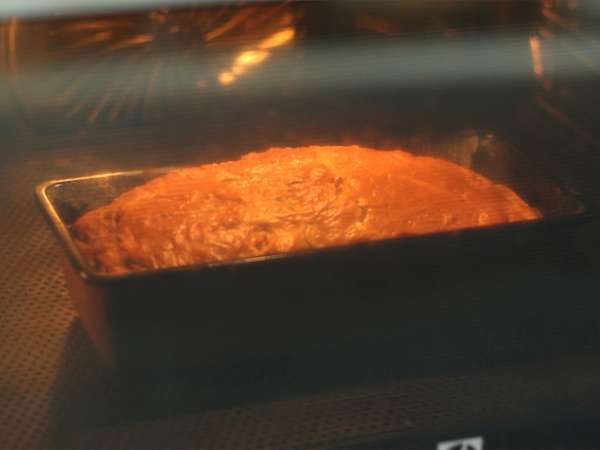 Kue ham dan keju dengan buah zaitun hijau - Persiapan langkah 3