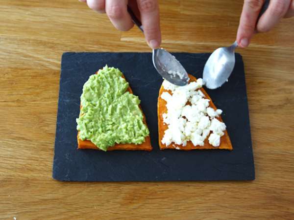 Roti panggang ubi jalar - Persiapan langkah 3