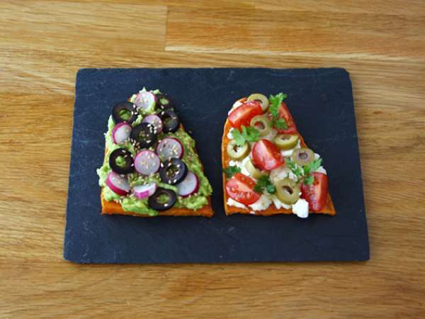 Roti panggang ubi jalar - Persiapan langkah 4