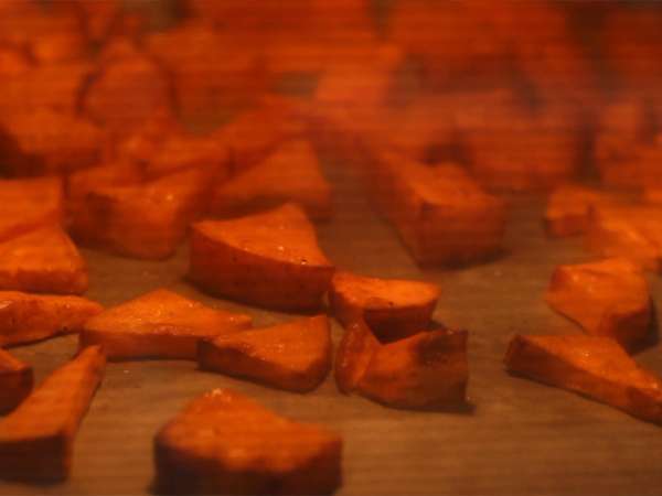 Salad miju-miju dan ubi jalar - Persiapan langkah 2