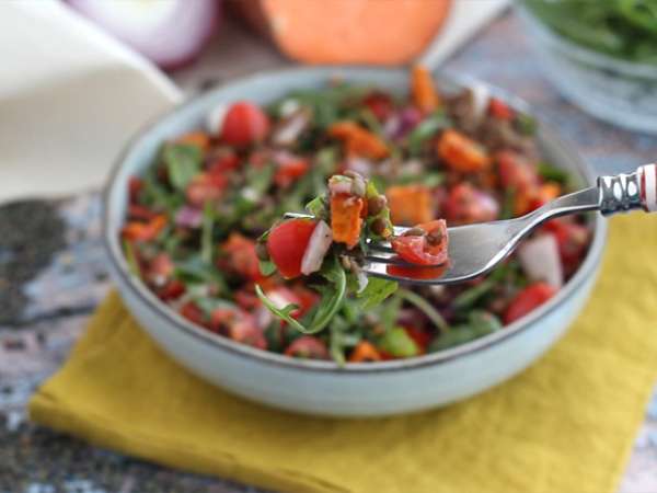 Salad miju-miju dan ubi jalar - Persiapan langkah 4