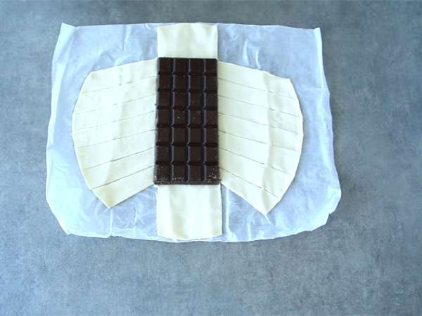 Kue puff cokelat - Persiapan langkah 1