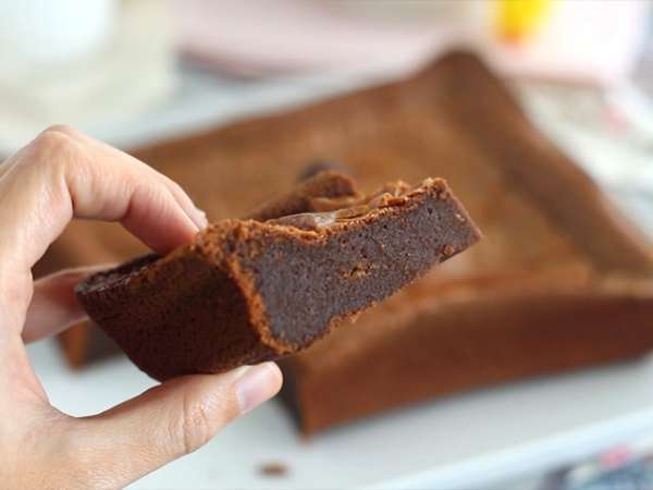 Brownies dengan sisa cokelat Paskah - Persiapan langkah 4