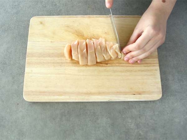 Ayam krim dengan jamur - Persiapan langkah 1