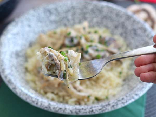 Ayam krim dengan jamur - Persiapan langkah 4