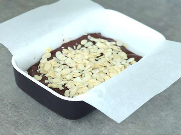 Fudge kacang vegan - Persiapan langkah 2