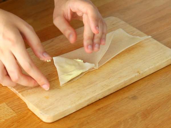 Samosa dengan kari - Persiapan langkah 3