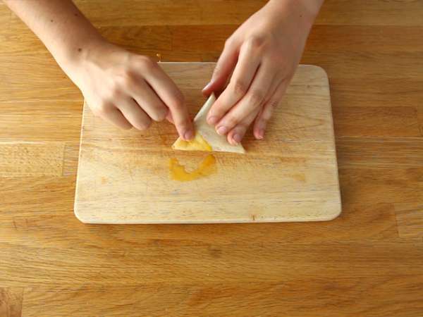 Samosa dengan kari - Persiapan langkah 4