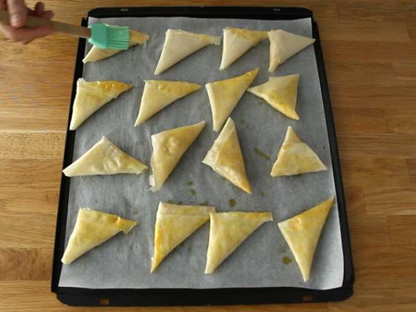 Samoussas apel dan kayu manis - Persiapan langkah 5