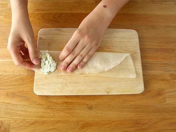 Gaya Samoussas Rikakats - Persiapan langkah 3