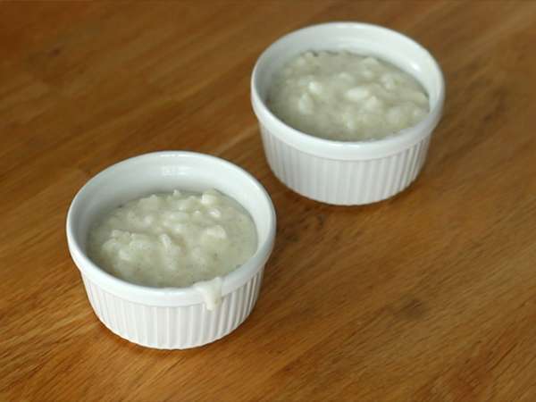 Puding beras dengan karamel mentega asin - Persiapan langkah 2