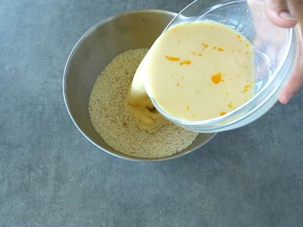 Aprikot clafoutis - Persiapan langkah 3