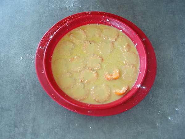 Aprikot clafoutis - Persiapan langkah 4