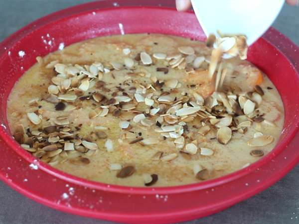 Aprikot clafoutis - Persiapan langkah 5