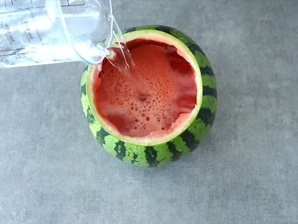 Koktail gin semangka - Persiapan langkah 3