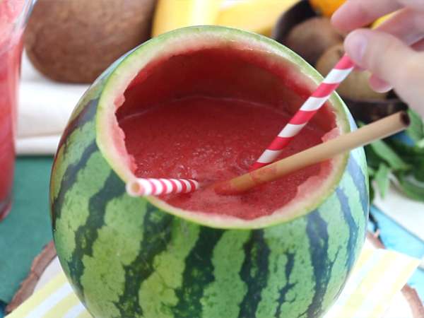 Koktail gin semangka - Persiapan langkah 4