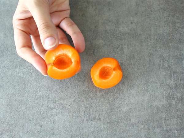 Selai aprikot buatan sendiri - Persiapan langkah 1